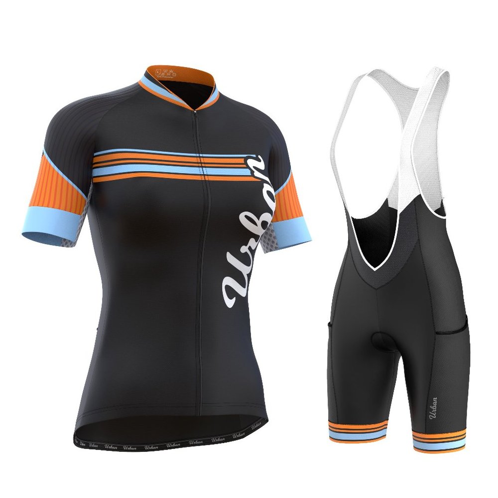 Women's Urban Pro Team Cycling Jersey & Bi…